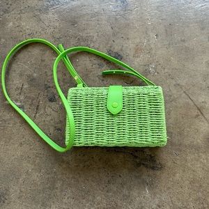 Green Basket Purse